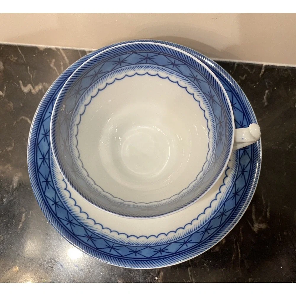 Vintage Mottahedeh Canton Cup & Saucer Portugal